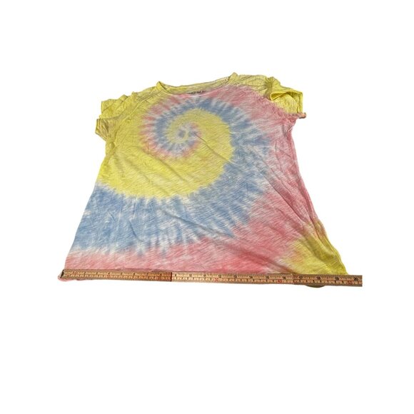 Tie-Dye Short-Sleeve Cotton T-Shirt By Katiej NYC M - Picture 7 of 7